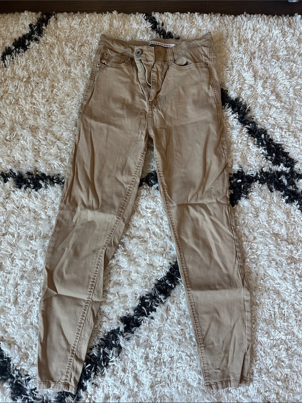 Women’s Slim Fit Jeans in Khaki - Celebrity Pink The Spice